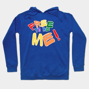 Free to be Me Multicolor Graffitti Hoodie